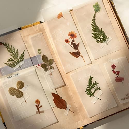 90 PCS Floral Litmus Papers para scrapbooking e projetos de artesanato de papel DIY