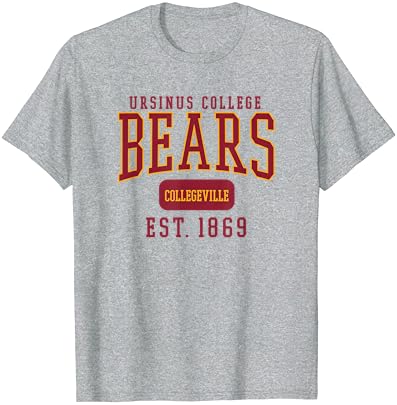 Ursinus College Bears est. Data de camiseta