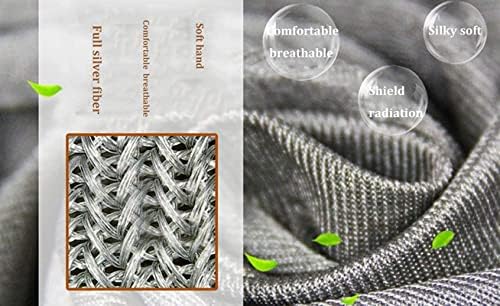 Tecido de proteção WZGLOD -EMF, tecido faraday, material de fibra de prata, pano condutor anti -radiação
