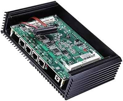 Roteador inuomicro g5005l4 sem fã com 8gb DDR3+128GB SSD -Intel Core i3 5005U, 2,0GHz 15W AES -NI 4 LAN PORTS, Windows