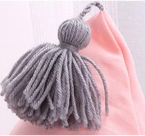 PDGJG Lavagem de algodão Princesa em pó infantil travesseiros longos de cabeceira com preenchimento