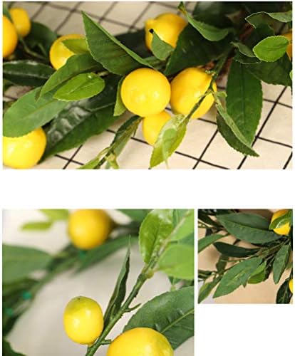 Simulação de grinaldas de limão artificial Kesyoo