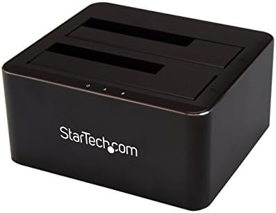 Startech.com Dual-Bay USB 3.0 para SATA DUCKING DOCKING DOCKKING, DOCK DO DISCURSO DE USB, SATA II/II/III