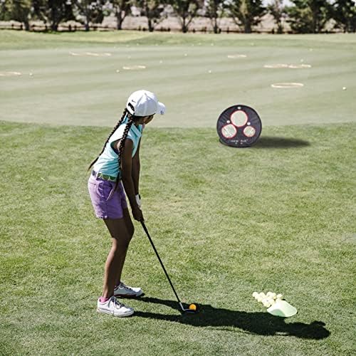 CLISPEED KIDS Golf Golf Golf Golf Golf Kids Suit Set Outdoor Conjunto 1 Conjunto de lascas Mulheres de rede Conjunto de golfe Treinamento Tapa de chipping lobo Golfing Crianças Terno ao ar livre