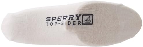 Sperry Mens 3 pacote sem meias de revestimento de show em branco