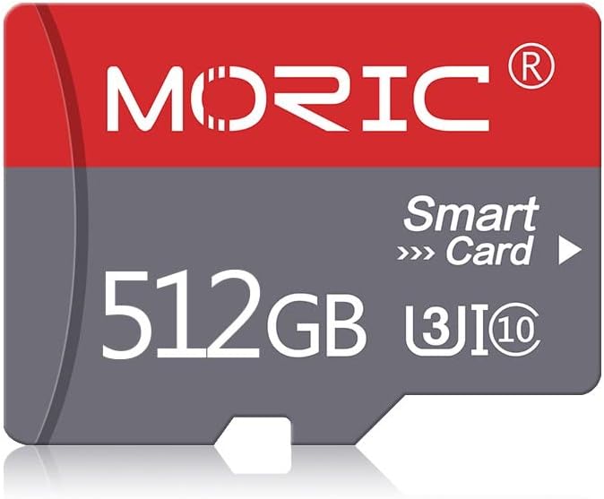 Cartão Micro SD com adaptador 512 GB CARTÃO DE MEMÓRIA DE MEMÓRIA SPEEL de alta velocidade 10 MicroSDXC