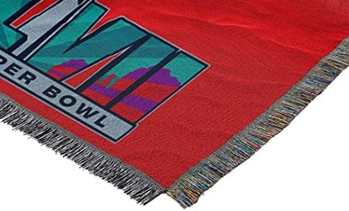 Noroeste da empresa NFL Kansas City Chiefs Super Bowl LVII Champions Tapestry Throw Throw Planta, 48 x 60, campeões