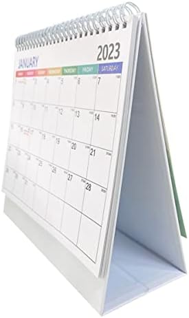 Stobok Desk Topper 5 Pacote 2023 Calendário de mesa, 2023 Calendário de mesa do calendário mensal