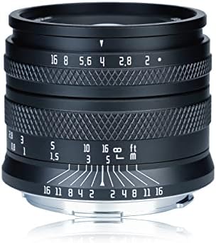Astrhori 50mm f2.0 Lente principal manual de quadro completo F2.0 com efeito de desfoque e slot de filtro compatível com câmera de câmera espelhada de montagem em RF Canon, EOS RP, EOS R5, EOS R6, EOS R3, EOS R, etc.