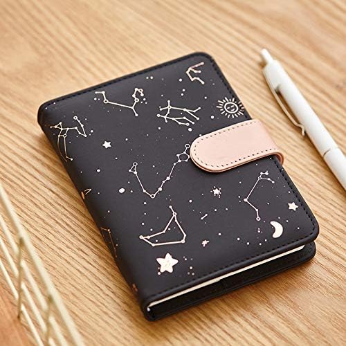 Notebook de Caderno Pequeno Constelações Cronograma Diário Personal Planejador de Viajante Semanal para Escritório da Escola