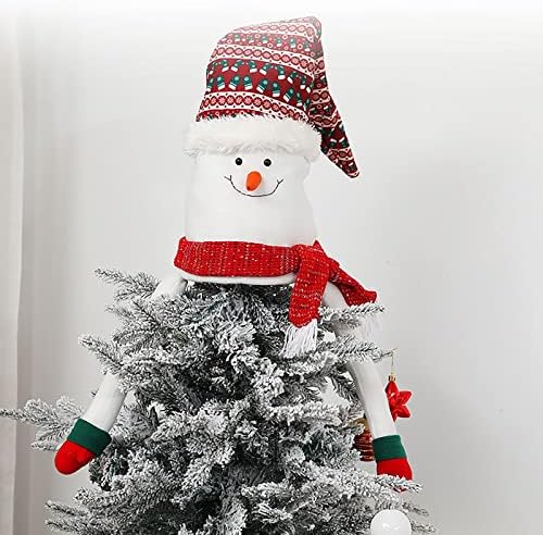 Dbylxmn decorações de natal árvore de natal estrela velha homem homem de neve decoração decorações