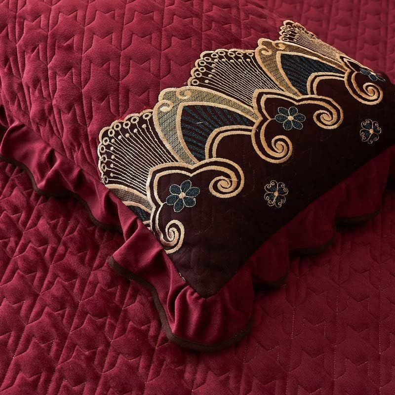 Capa de veludo de veludo de renda kfjbx cama de tampa de capa dormindo decoração retangular de travesseiro acolchoado macio de inverno quente 48 * 74cm