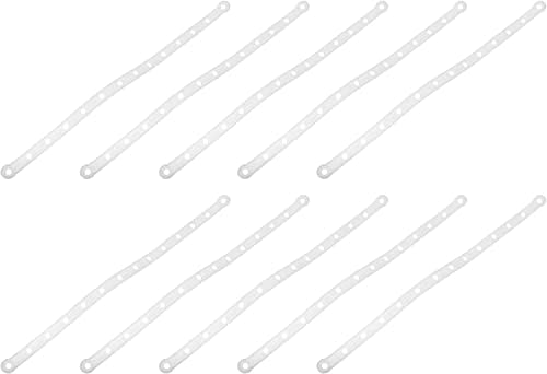 Koaius 80pcs Organizador Acessórios Extender Multians Conectando para suprimentos Slip de plástico de borracha Slip sem deslizamento cabide clara de tiras de economia organizando roupas de roupa de guarda