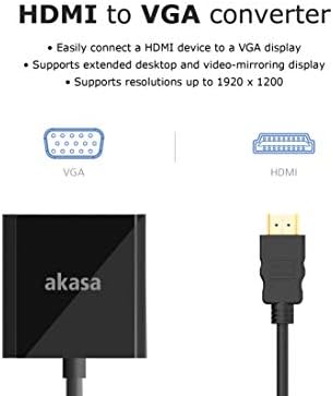 Akasa AK-CBHD15-20BK HDMI para VGA Converter