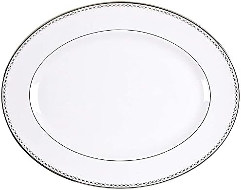 Lenox Pearl Platinum Dinner Plate, 1,50 lb, branco