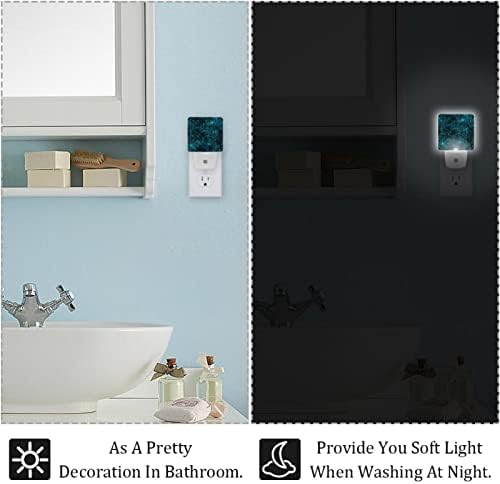 Rodailycay Sensing Light Light Reconstrução da Web, 2 pacotes de luzes noturnas se conectam na parede, luz noturna de LED branco quente para viveiro, quarto, banheiro, corredor, quarto infantil, escadas
