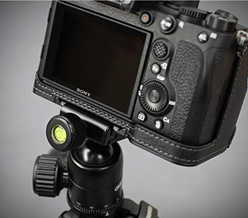 Câmera de couro genuíno da Itália de Lim e placa de capa de capa para Sony A7R4 A7RIV Black