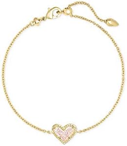 Kendra Scott Ari Heart Link Chain Bracelet para mulheres, jóias de moda