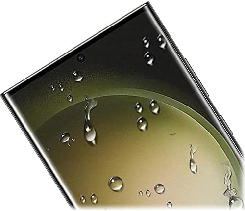Saharacase-Zerodamage Protetor de tela de vidro temperado ultra forte [2-pacote] para o Samsung Galaxy S23 Ultra 6,8 polegadas anti-arranhões e anticangingprint instalação fácil Cobertura completa bolhas de bolhas 9h de dureza-claro-claro