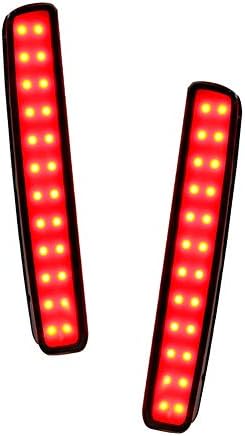 ADIIL RED LENS LED LED TRASEIRO REFLECTOR CAIL FOG LUZ COMPATÍVEL COM 2012-2017 TOYOTA PRIUS V