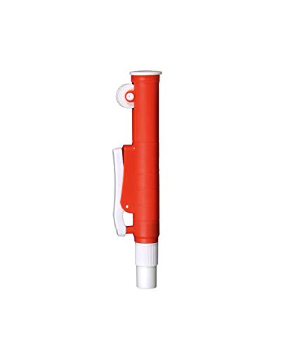 Parco Scientific PA-TP25R 25ml Bomba de pipeta na cor vermelha | Design de dispensa rápida | Pode ser