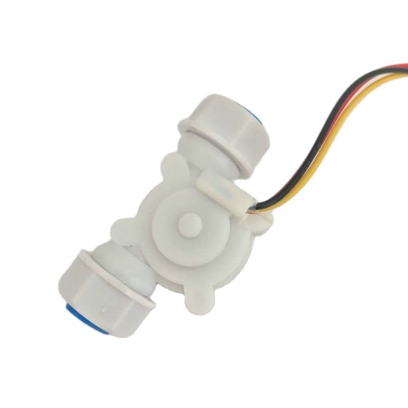 20 peças 5-24V Sensor de fluxo de água para tubo de 4/6 mm PE 0,3-3,0L/min 1% para a máquina de