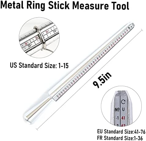 Kweetle Atualizada ferramenta de flexão do anel de anel para jóias Ferramenta de abastecimento de anel de jóias com ferramenta de medição de sizer de anel martelo de borracha martelo de borracha martelo