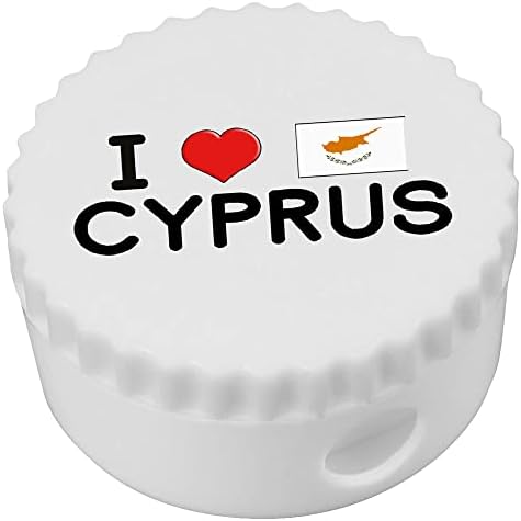 Azeeda 'I Love Chipre' Compact Pencil Sharpiner
