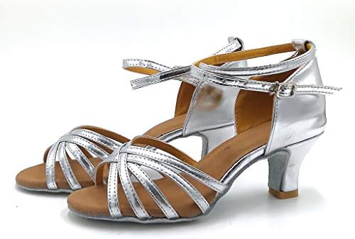 Sandálias latinas de cor para mulheres sapatos de dança de moda de baile salsa feminina sandálias de borracha feminina tamanho 8.5