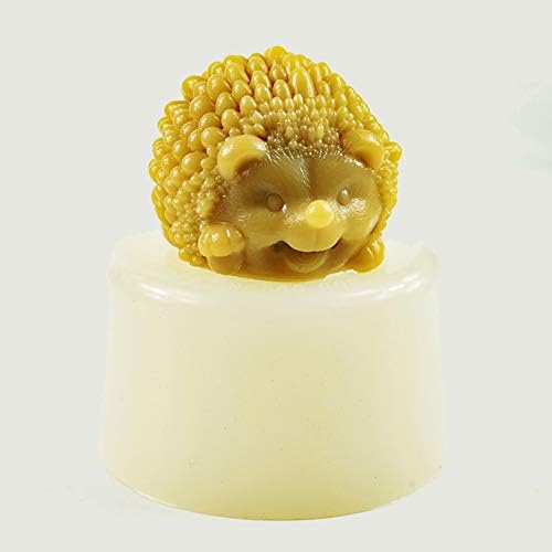Longsun Original delicado delicado 3D Hedgehog alimento de alimento Silicone Mold Craft Diy Madeiro de chocolate com sabão de animal artesanal