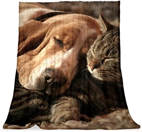 Cama de cama cobertor queen size manto de lã de manto de lã para cama e sofá, animais de estimação