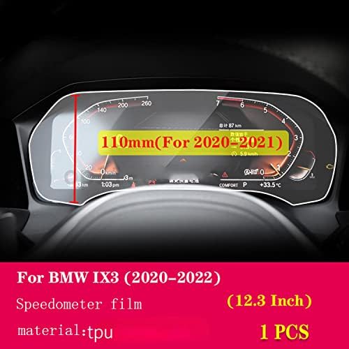 Console de interiores de carros ekomis console transparente TPU Proteção Acessórios de filmes de reparo anti-SCRATC REFIT LHD RHD ， PARA BMW IX3 2021-2022