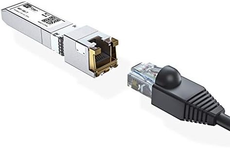4 Pacote de 10 GB SFP+ RJ45 Transceptor, módulo de cobre Ethernet 10GBASE-T SFP+, Cat.6a/7,
