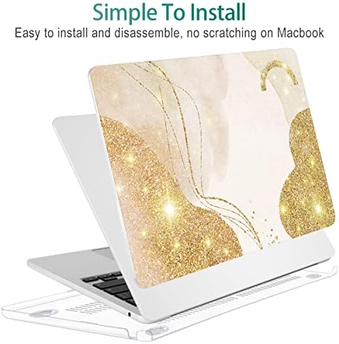 Tuiklol Compatível com MacBook Air 13,6 polegadas Caso 2022 Modelo de liberação A2681 Apple M2 Chip, capa