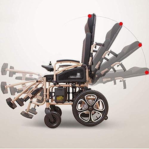 Neochy Fashion Cadeira de rodas portátil idosos completos reclináveis ​​traseiros traseiros dobráveis ​​pneumáticos