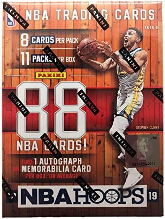 2018-2019 NBA Hoops Factory Seled Basketball Cards w/ 1 cartão de autógrafo ou recordações por caixa !!