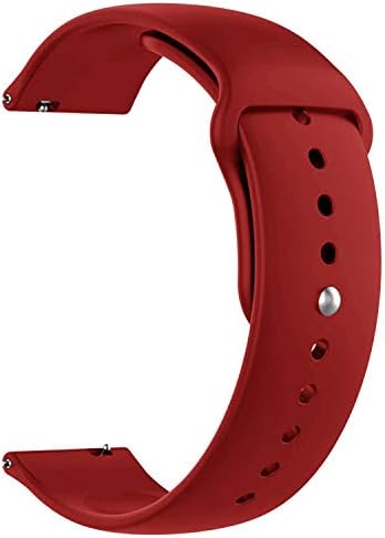 Um Echelon Redunda rápida relógio de relógio Banda Substituição de silicone Smart Watch Strap compatível com Garmin Vivomove HR com bloqueio de botão