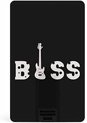 Bass Guitar Credit Bank Card Drives USB Drives Flash Memory Stick Stick Storage Drive 64g