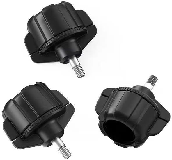 Vizgiz 3 pacote de montagem de bola de 17 mm a até 1/4 ”de parafuso adaptador de parafuso soquete do conector