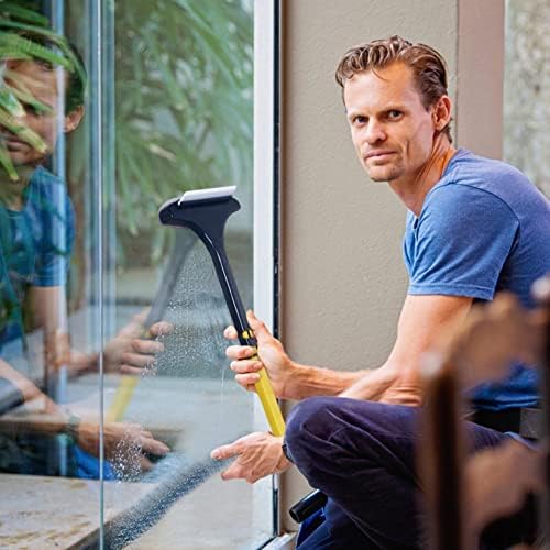 Brush de limpador de malha de 2 polegadas, pincel de limpador de janelas, raspador de limpeza de