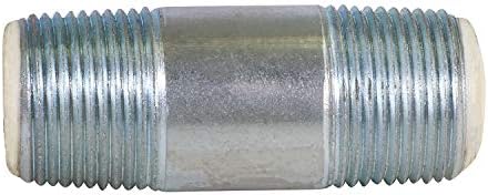 Válvula da linha média EUUU1025-5 Ajacamento de tubo de mamilo dielétrico com revestimento PEX 1 '' MIP 2-1/2 '' Aço galvanizado de comprimento reduz a eletrólise