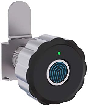 Smljlq sem keyless mini impressão digital biometria biometrics bloqueio elétrico para gaveta de gabinete caixa de correio Strongbox
