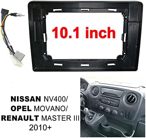 10.1 Painel de fáscia do carro para Nissan NV400/ Movano/ Master3 10-14 Cabo de estrutura estéreo