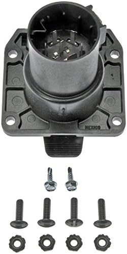 Dorman 924-308 Trailer Hitch Connector Electrical Plug compatível com modelos selecionados de Ford /