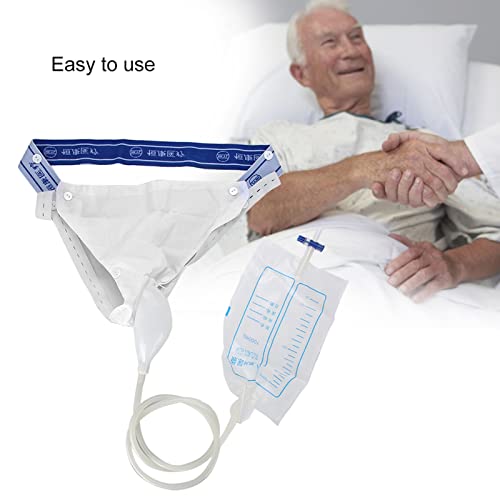 Colecionador de urina, colecionador de silicone adultos homem mulher idosa urinalmente com sacos de cateter de urina para dispositivos de controle da bexiga