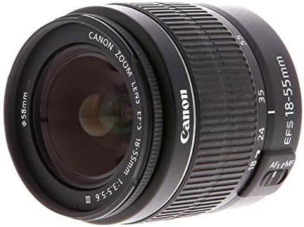 Câmera DSLR da Canon EOS EOS 4000D com Canon EF-S 18-55mm f/3.5-5.6 III Lens de zoom + Cartão SD de 32 GB