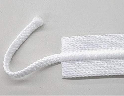 Desenhar cordão elástico faixa de 1,5 polegadas de largura elástica branca feita nos EUA