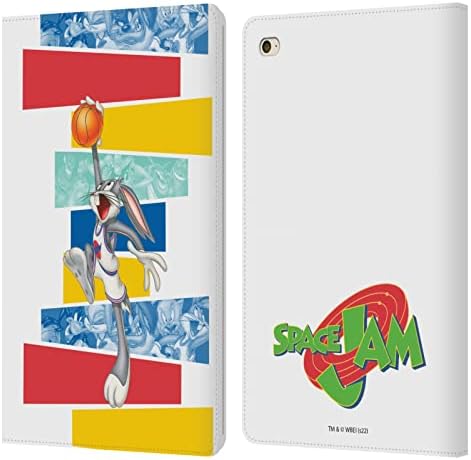 Caixa de cabeça designs oficialmente licenciados Space Jam Bugs Bunny Graphics Leather Book Carteira Capa
