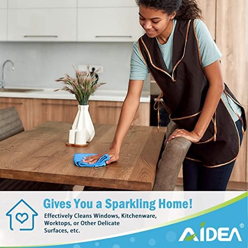 Pacote de limpeza de microfibras AIDEA-100 Pacote, para todos os fins mais macios, altamente absorvente, sem fiapos-pano de lavagem sem estrias para casa, cozinha, carro, janela, presentes