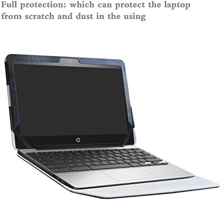 Caso de proteção de alapmk para 11,6 HP Chromebook 11 G5/HP Chromebook 11 11-VXXX & Lenovo Ideapad 3 CB 11IGL05/Lenovo Chromebook 3 11 Laptop, Black